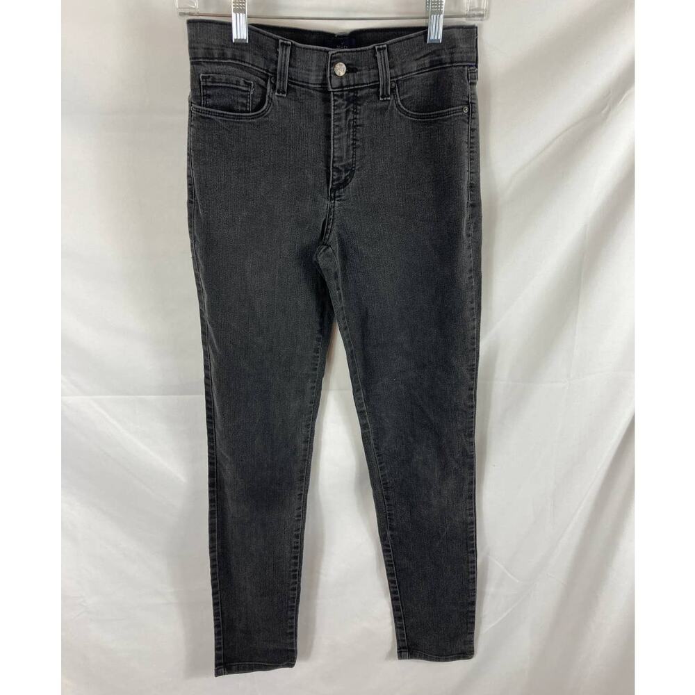 NYDJ Skinny Midrise Washed Black Jeans size 2